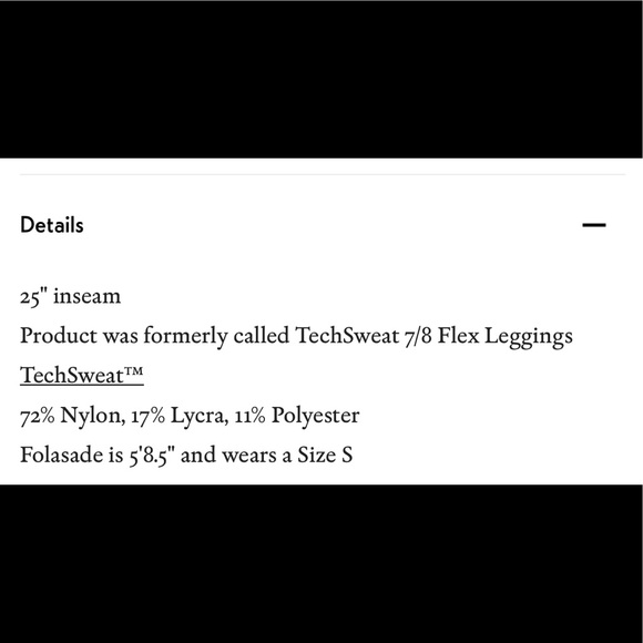 Outdoor Voices Flex 7/8 Legging/ Small - Picture 4 of 4